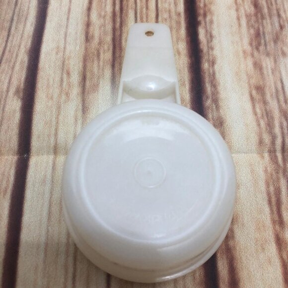 Vintage Tupperware Clear White Nesting Measuring Cup 1/3 CUP Replacement 765-1 - Picture 9 of 10